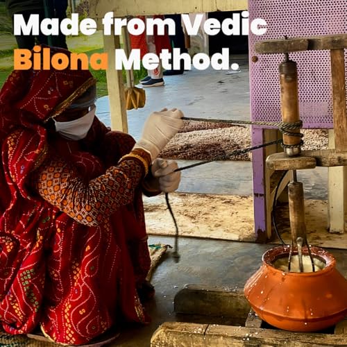 Image of Anant Organics A2 Desi Cow Ghee | Vedic Bilona Method | Grass-Fed | 100% Pure & Natural Ghee Glass Bottle 5L
