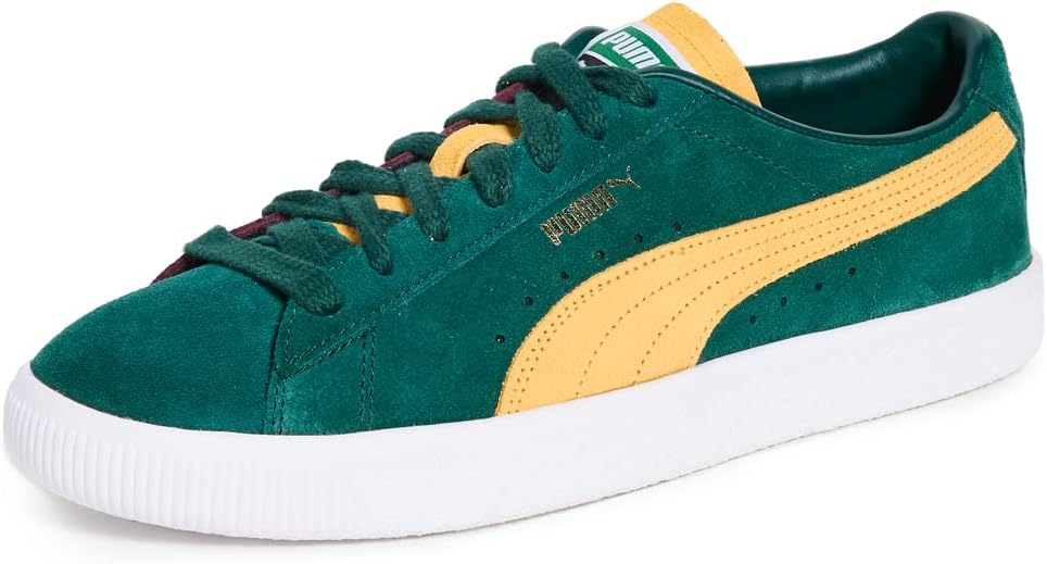 PUMA Select Men's Suede VTG Team Sneakers, Varsity Green, 12 Medium US