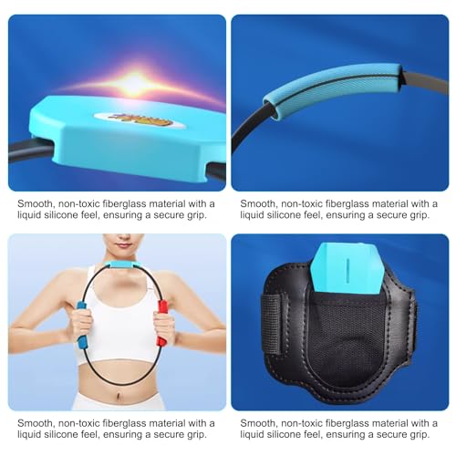 Gym Ring Fit Adventure - Free Entertainment and Fitness Video Games, with Leg Strap Accessories for