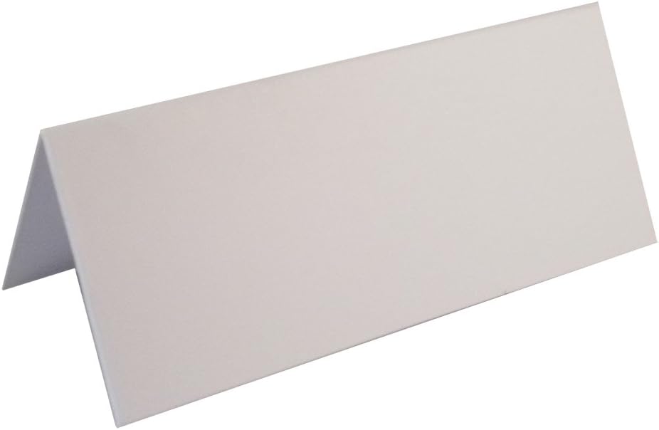 UK Card Crafts100 x Smooth White Blank Wedding Table Name Place Cards -