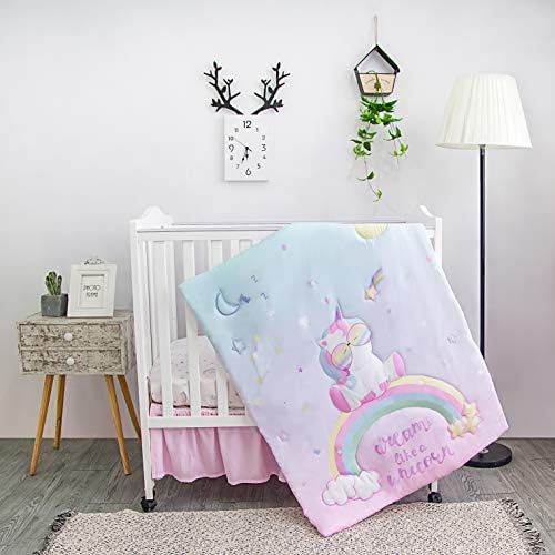 unicorn cot bedding sets