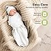 KeaBabies 3-Pack Swaddles for Newborns, Girls, Boys with Hats - Organic Soft Baby Sleep Sacks, Breathable Baby Swaddle 3-6 Months Beanies Set, Premie Infant Sleep Sack 0-3 Months (Nordic)