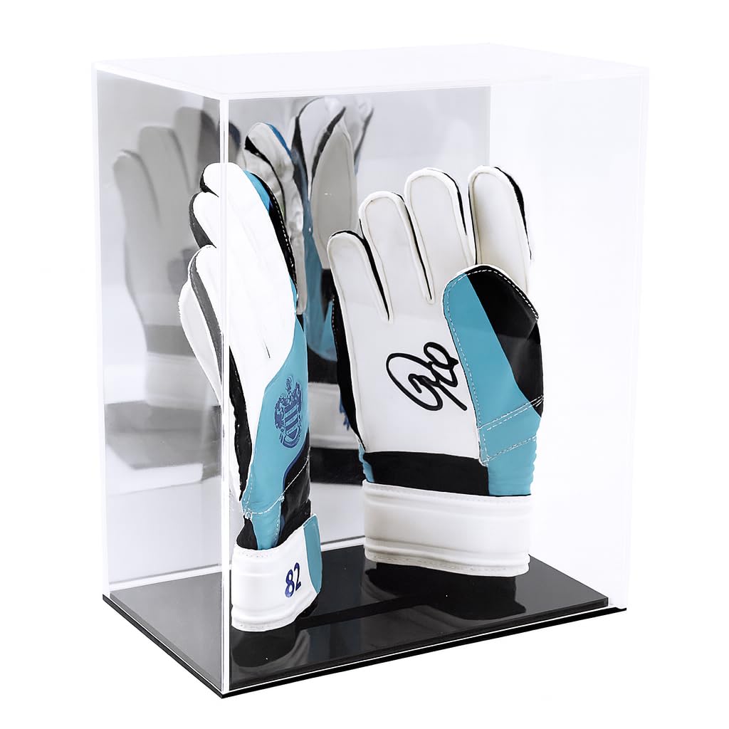 Puffin Plastics Clear Goalkeeper Glove Display Case With Mirror Back (Clear)