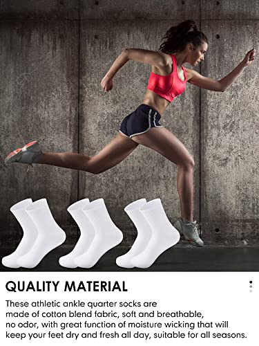 Image of Tarpop 100 Pairs Bulk Mens Socks Moisture Wicking Casual Sports Ankle Socks for Homeless Unisex Adult Men Women