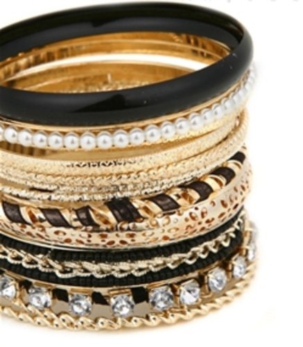 Fashion Trendy Multi Line Bangles/Bracelet for Women / AZBGFB005