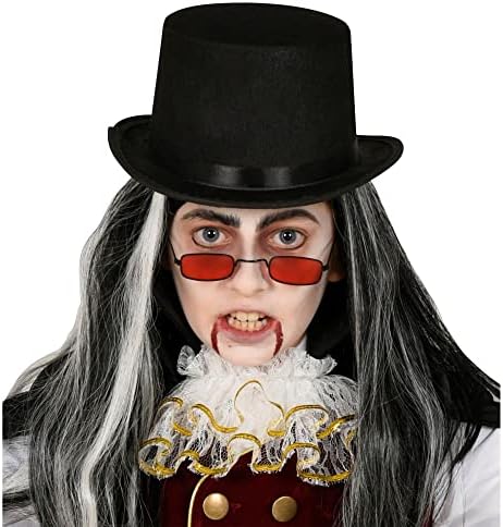 Top Felt Child Size - Black Felt Top Hats Caps & Headwear for Fancy Dress Costumes Accessory