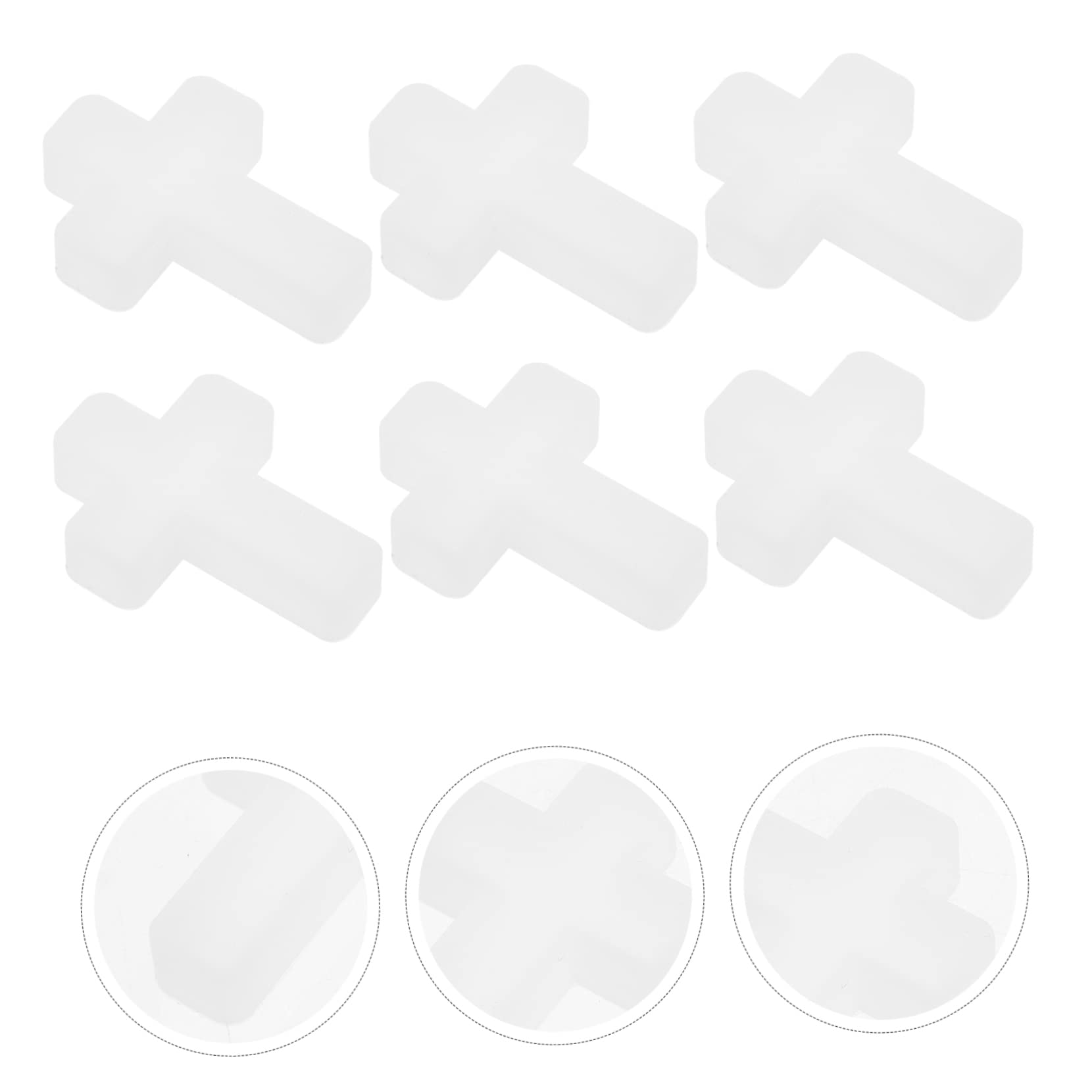 Artibetter 40pezzi Per Silicone Flessibile Per Artigianali Per Collane e Portachiavi Te Per Personalizzati