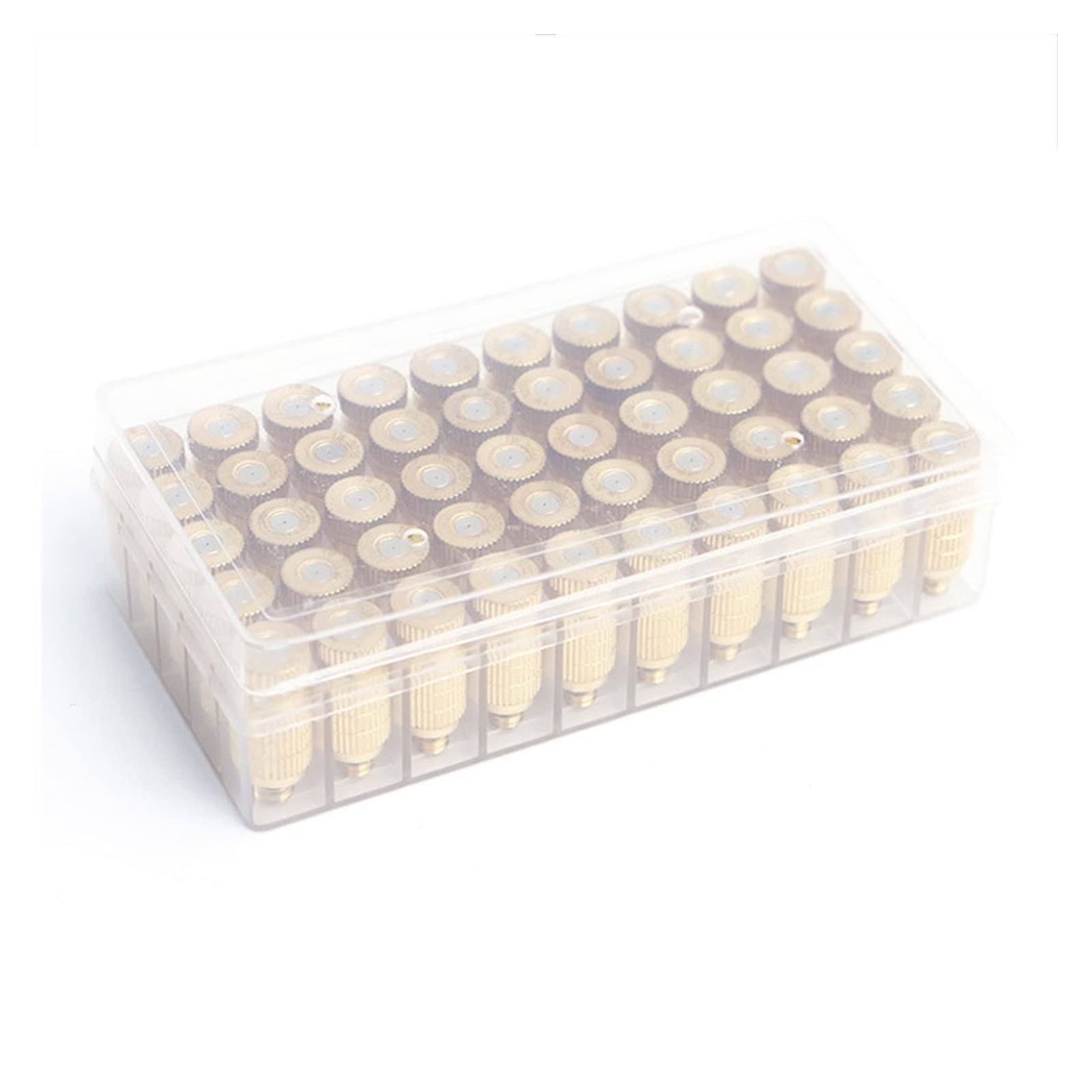 Boquillas de nebulización – 30 boquillas de latón de alta presión para sistema de refrigeración, boquilla atomizadora para patio, jardín, kit de herramientas de riego
