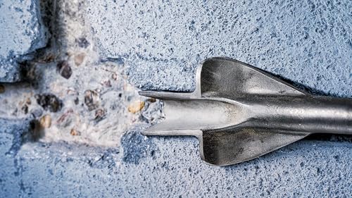 Bosch 1x PRO SDS plus Winged Gouging Meißel (für Beton, Ziegelstein, Ø mm, Professional Zubehör Bohrhammer, Abbruchhammer)