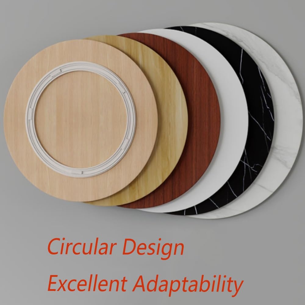 Obrotowa taca do serwowania, drewniany gramofon na stół jadalny, 60 cm, z drewna tekowego, obrotowa płyta idealna na rodzinne spotkania i rozrywkę