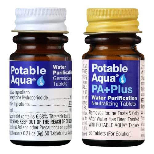 Potable Aqua Water Purification Tablets With PA Plus - Two