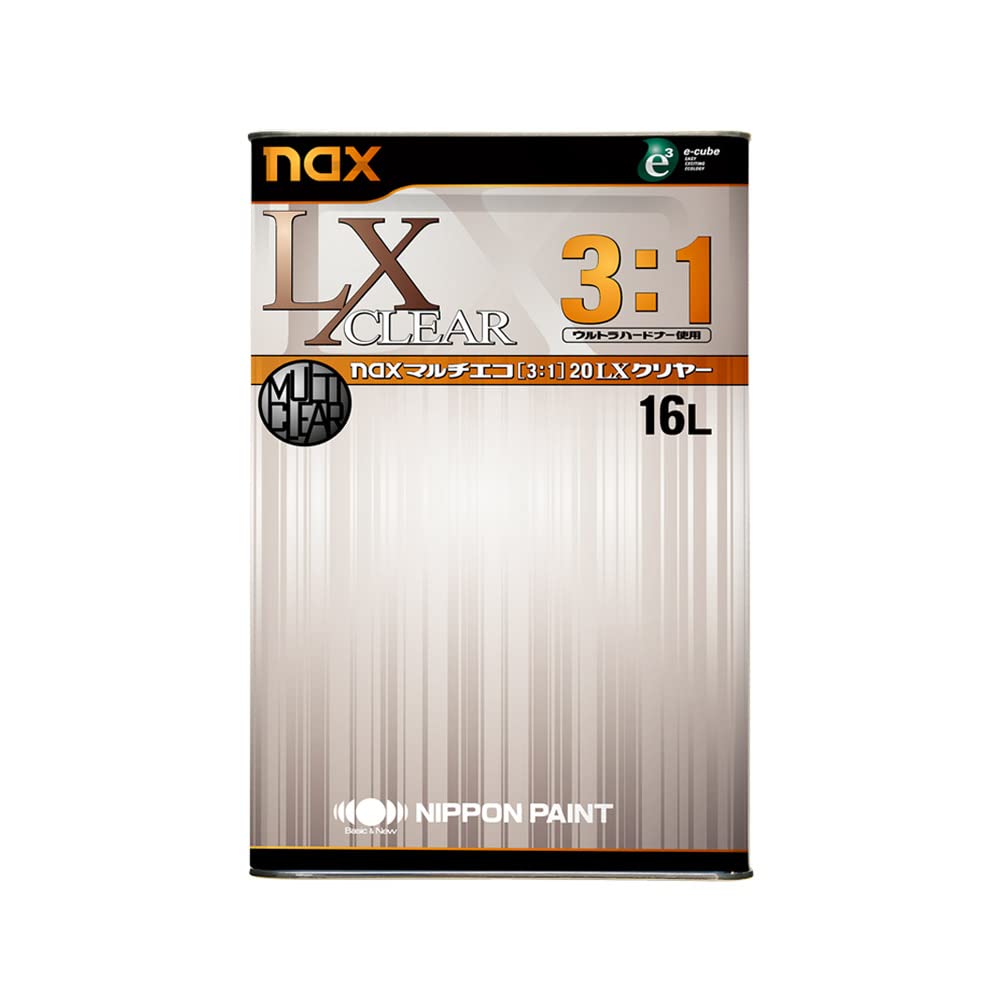 Amazon.co.jp: naxマルチエコ(3:1)20LXクリヤー 16L/日本ペイント