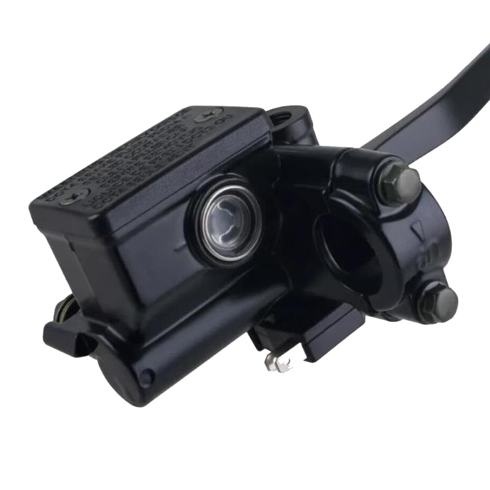 Levier Frein Moto Levier de frein hydraulique avec maître-cylindre avant de moto, pompe noire, pour Dirt Pit Bike, ATV, Quad, cyclomoteur, Scooter, Buggy, Go Kart