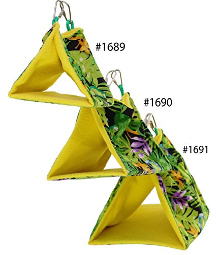 Parrot Happy Hut Pet Cozy Cage Snuggle Tent Bunk Hammock Bird Toy Craft