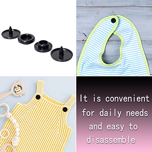 Boutons-pression résine T5 par 100 pour réparer vos vêtements