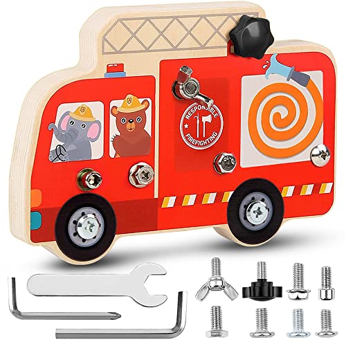 PAMIYO Montessori Spielzeug Holzspielzeug Schraubendreher, Holz...