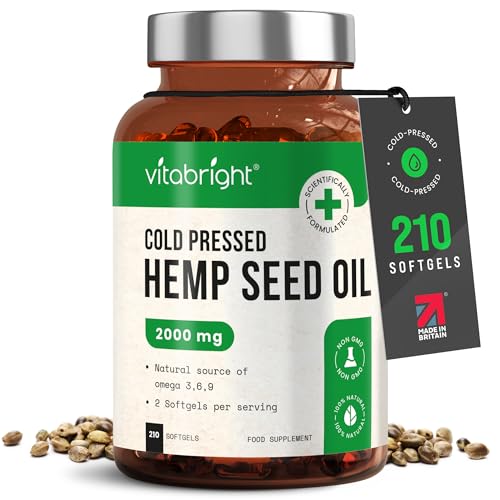 VitaBright Hemp Seed Oil 2000mg Capsules