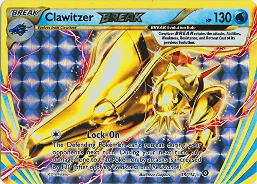 ちゅん Clawitzer BREAK 35/114 Ultra Rare Pokemon Card (XY Steam Siege