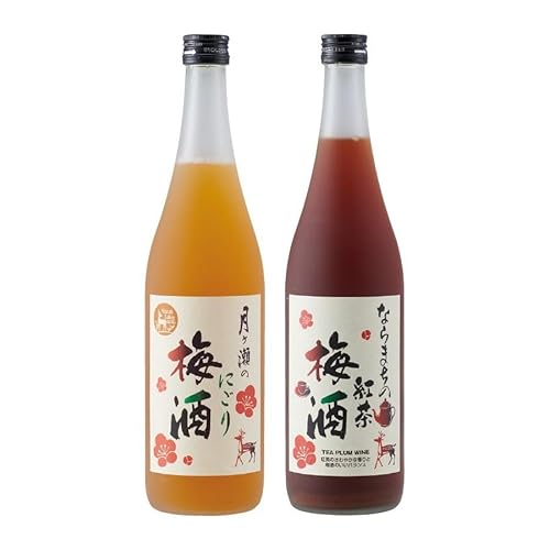 月ヶ瀬にごり ならまちの紅茶 お取り寄せグルメ 奈良のこだわり梅酒セット 2種計2本 西武そごうごっつお便