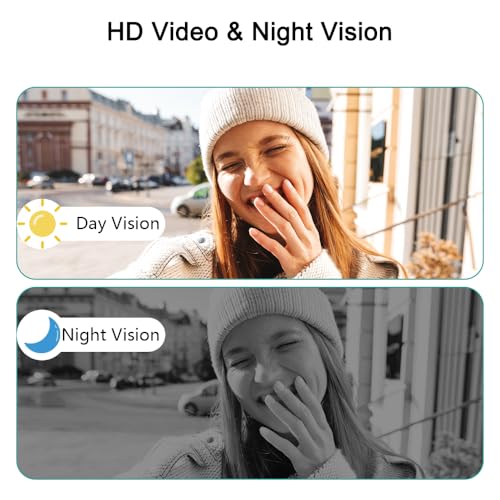 TKMARS Kabellose Türklingelkamera, wasserdicht, mit 4,3-Zoll-Innenbildschirm, Dual-Audio und -Aufnahme, Video-Gegensprechanlage ohne WLAN/App, Video-Türsprechanlage für Zuhause