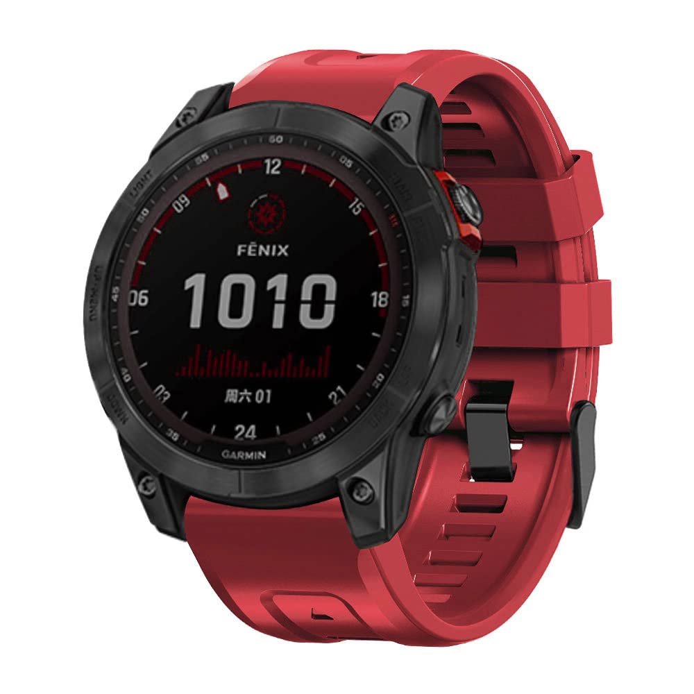AISPORTS Compatibile con Garmin Fenix 5 Plus Cinturino Silicone