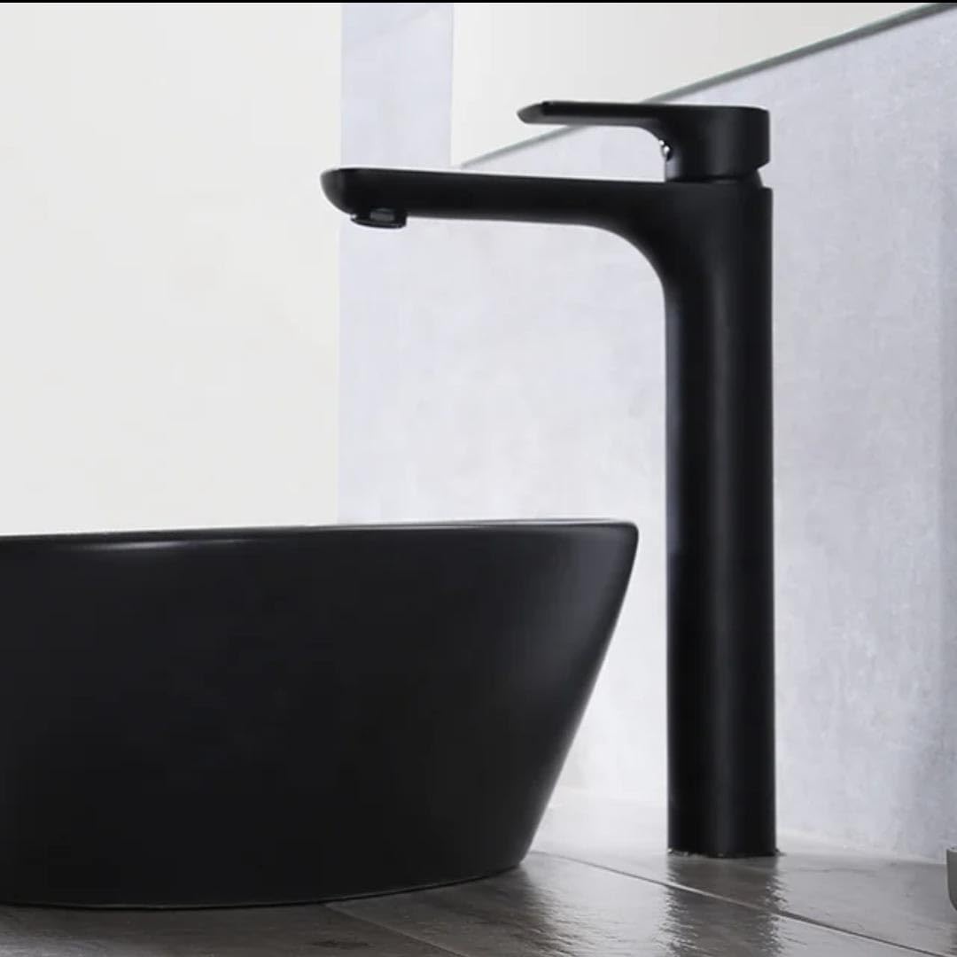 THOISEWELT® Kitchen Sink Faucet Tap Sinlge Lever Wash Basin Faucet Tap Black Color 12" Inches Brass Body (1) (B0CGRCLS78) Amazon Price History, Amazon Price Tracker