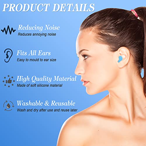 Bouchons-dOreille-En-Silicone-24-Pices-Bouchons-dOreille-pour-Dormir-Moulables-Boule-Quies-Silicone-Reutilisables-et-Etanches-Bouchons-dOreilles-pour-Natation-Sommeil-Avions-Apprentissage