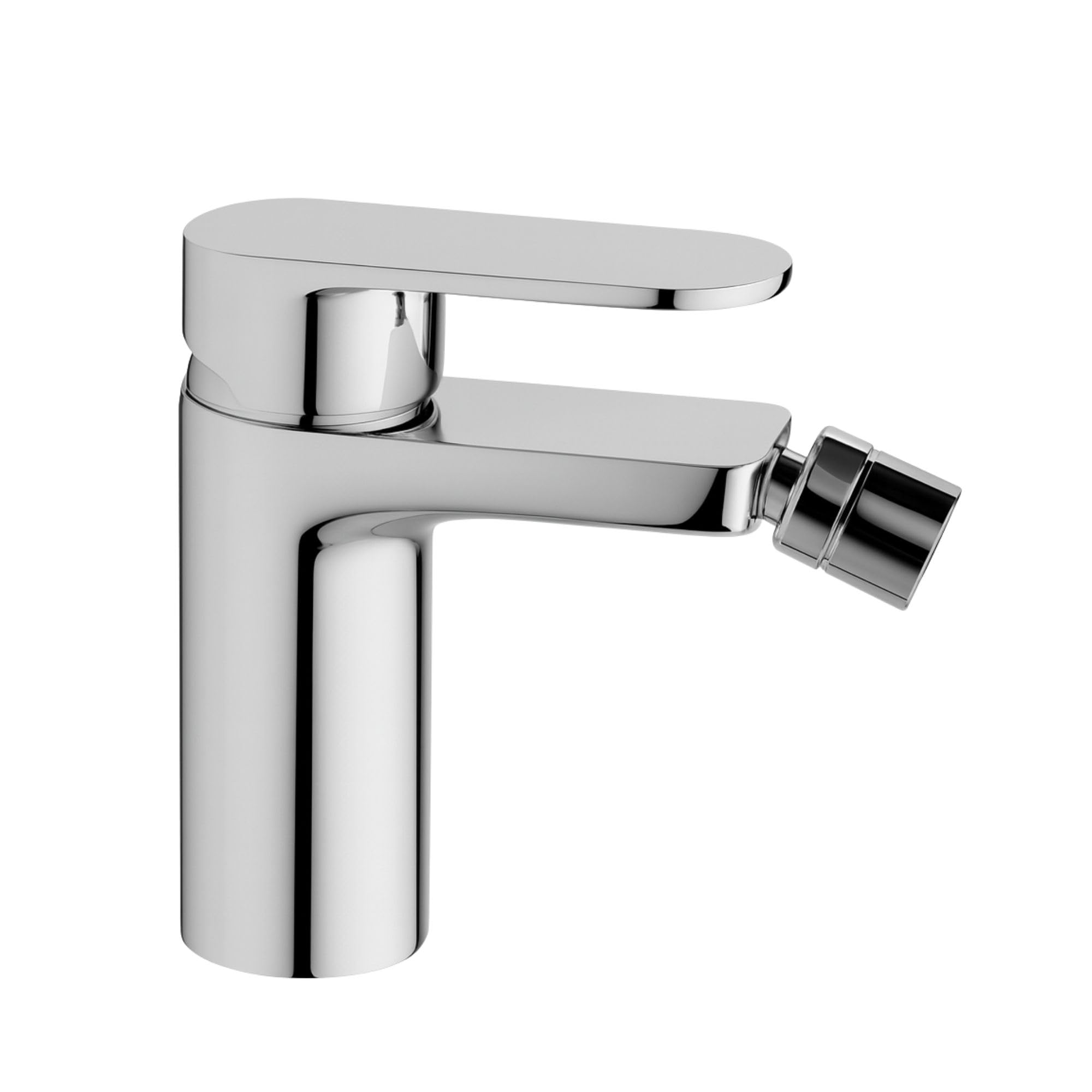 Bidet Łazienka bateria jednootworowa z automatycznym odpływem 1"1/4 Nowoczesny styl | Bateria mieszająca ciepłej i zimnej wody | mosiądz chromowany | Przyłącze 3/8 | Kompletny zestaw łatwy montaż