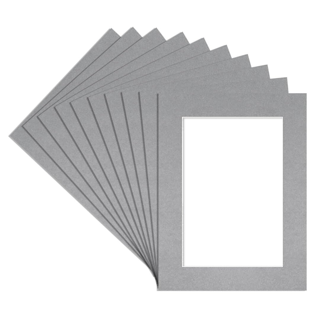Alison Kingsgate 24X18 Silver Picture Mount - 18X12 Aperture - Pack 10 — image 1