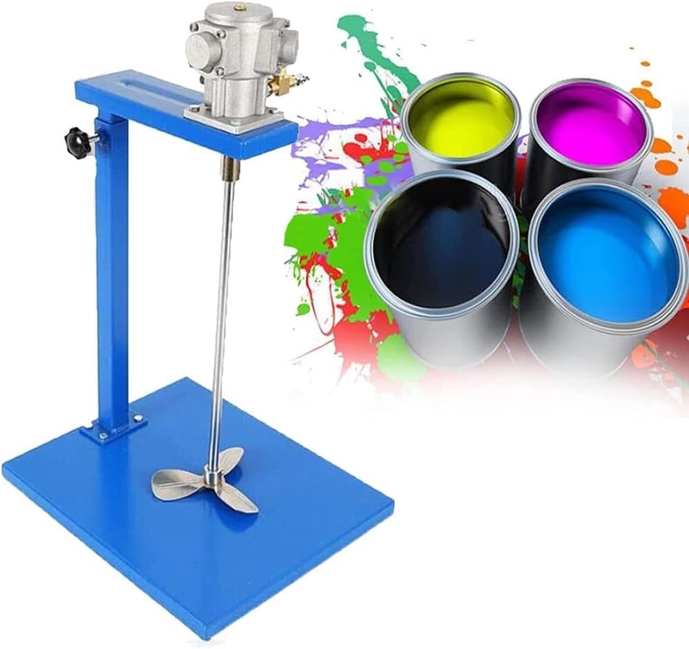 Power Concrete Mixers 5 Gallon Air Agitator Lifting Stirring Machine, Pneumatic