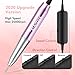 Portable Electric Nail Drill - BTArtbox Electric Nail Drill for Acrylic Nails, Nail Drill Machine Professional Acrylic Nail Drill Efile E File Kit for Home Salon Use, Purple