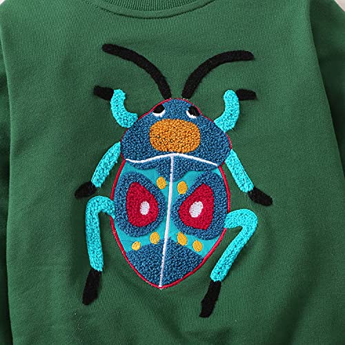 Image of Toddler Boy's Cotton Crewneck Long Sleeve Sweatshirt