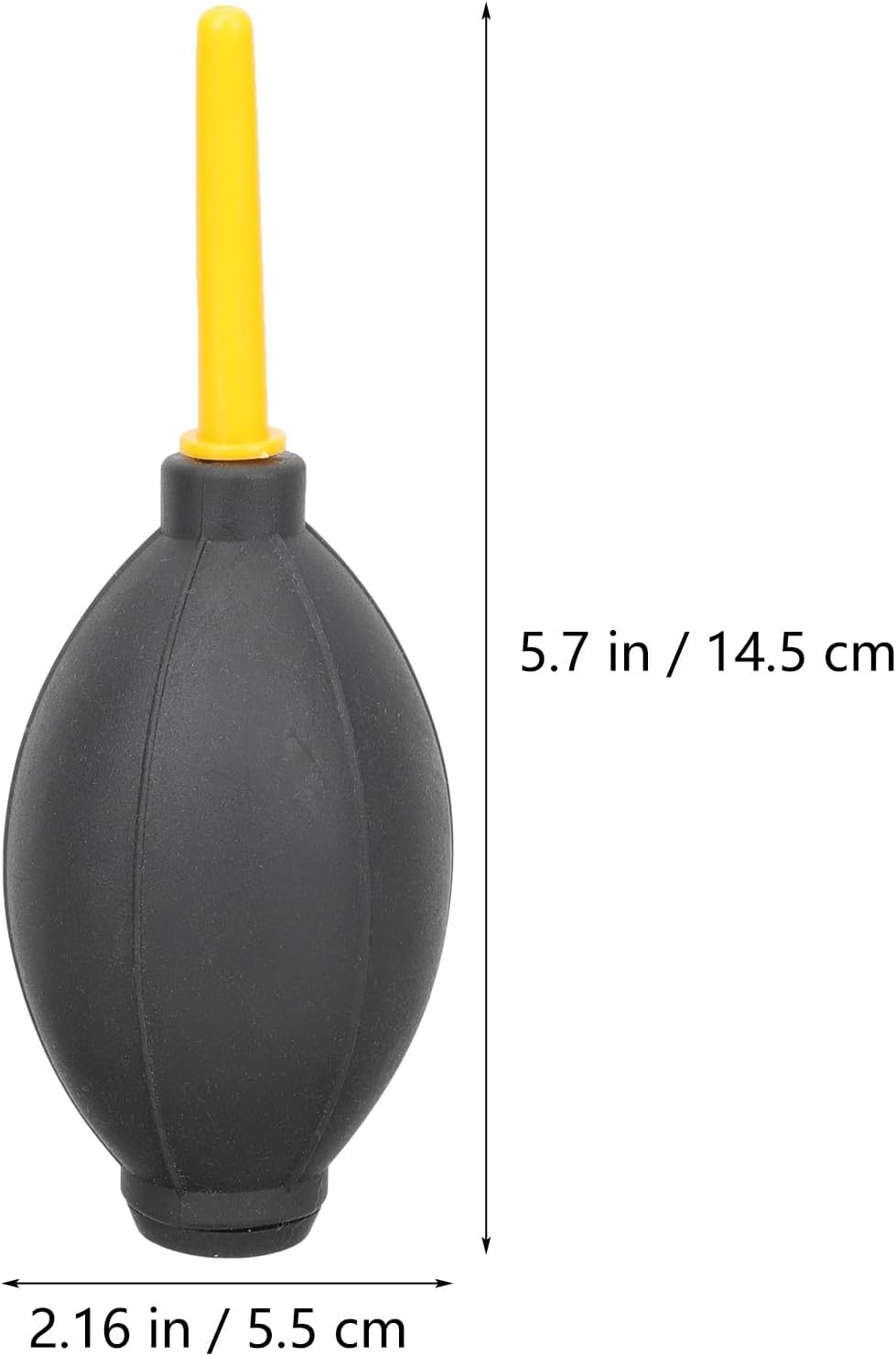 3pcs Camera Air Blower Dust for Sensitive Digital Equipment and PC Keyboard Maintenance with Soft Nozzle, Black Compressed Air Duster for Photography and Electronics