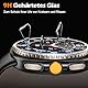 Misxi 3 Stück Gehärtetem Glas Displayschutz Kompatibel mit Samsung Galaxy Watch 8 Classic 46mm mit Auto-Ausrichtungswerkzeug-Set, Ultra-Dünner Anti-Fingerprint für Galaxy Watch8 Classic, Transparent