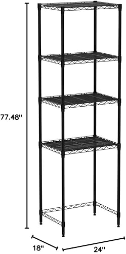 Miniatura 2 de DormCo Suprima - Mini estante de altura extra Supreme, color negro