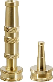 Best Twinkle Star Solid Brass Heavy Duty Adjustable Twist Hose Nozzle Jet Sweeper Nozzle, TWIS3231 Review 