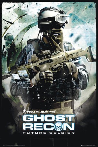 Poster Ghost Recon Soldat 61x91 cm grand format pour décoration murale