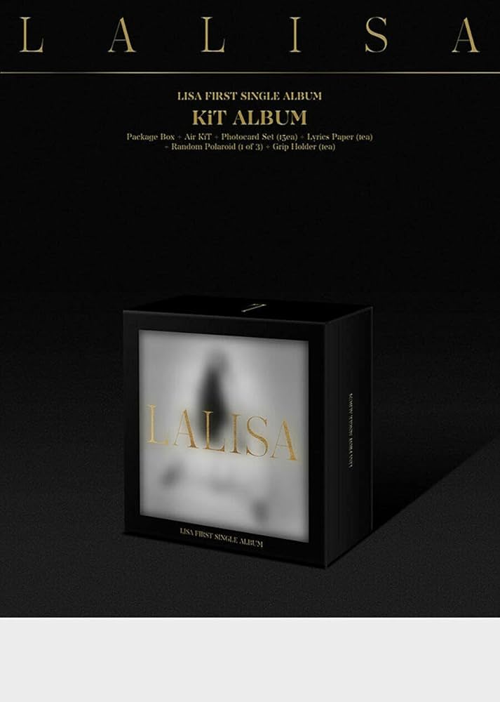 アイドル LALISA VINYL and KIT ALBUM BLACKPINK, BLACK PINK, LISA - BLACKPINK LISA LALISA First