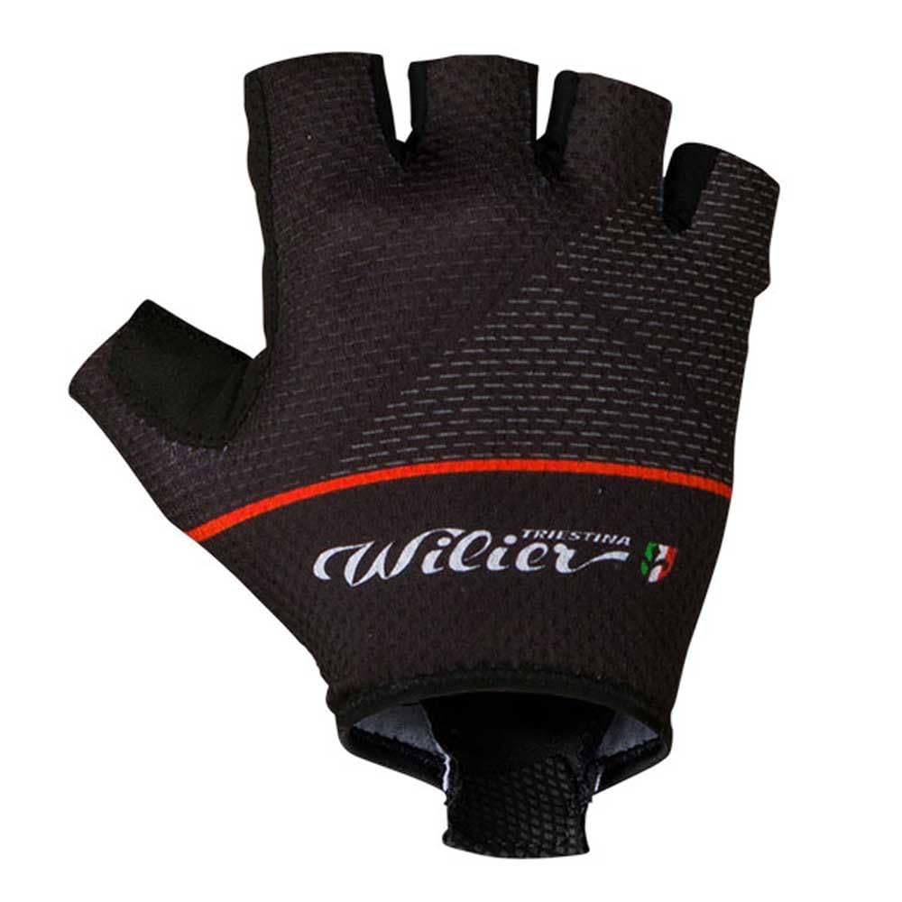 Gants Wilier Brave Noirs – Demi-doigts Pour Homme, Neufs Avec étiquettes