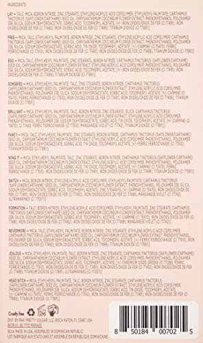 Pretty Vulgar Throwing Shade Eyeshadow Palette, Long-Lasting, Creamy, Blendable And Pigmented Matte & Shimmer Eyeshadows, Gluten-Free And Cruelty-Free, Pretty Birdie, 1.4G / 0.05 Oz X 7, 1.2G / 0.04 Oz X 5 #TOP2