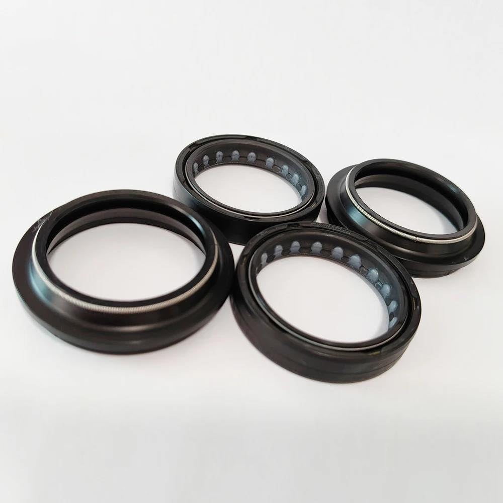Para CR250R CRF250R KX250 CRF450R CRF450 NSR500 Amortiguador Horquilla Delantera Retén Aceite Guardapolvos(8pc Seal 8pc Cover)