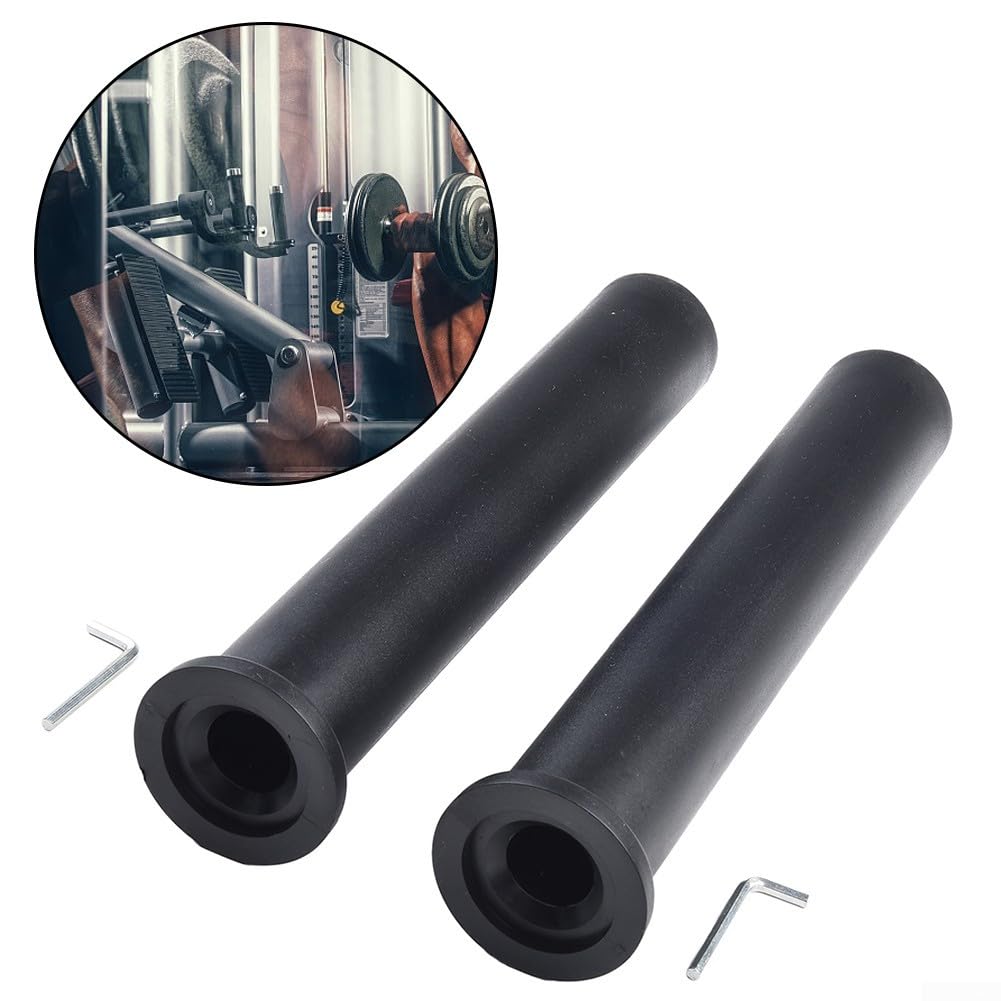 2 robusti manicotti adattatori per bilanciere, convertire il diametro dell'asta del bilanciere da 25 mm a 50 mm, sicuri e comodi (30 cm)