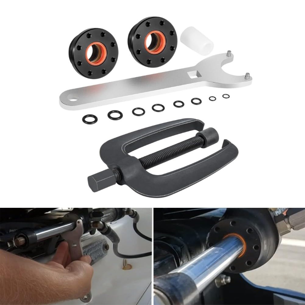 Kit d'étanchéité de cylindre de direction préhydraulique marine pour SeaStar HC5345 et HS5157 pièces de rechange avec composants en aluminium et caoutchouc (B)