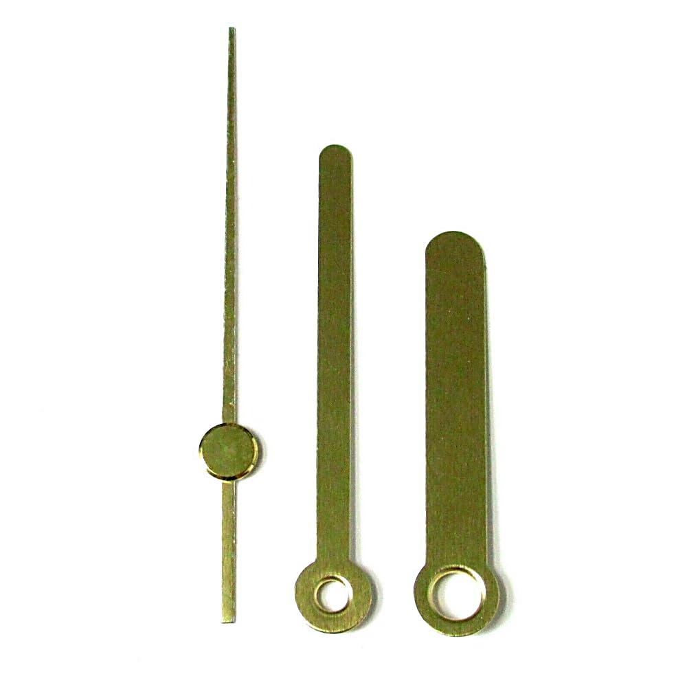 Dans Clock Shop Gold Replacement Metal Press Fit Clock Hands Compatible With Chinese Quartz Mechanism Diy Repair 55Mm