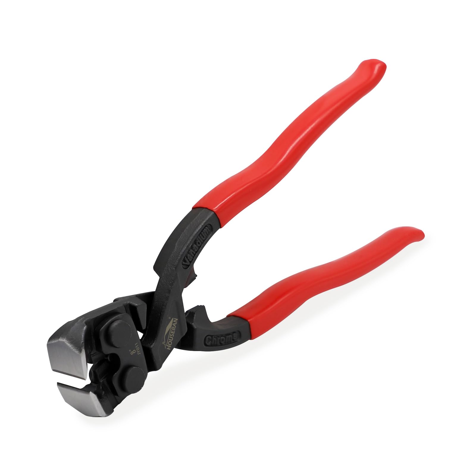 HOUSERAN 8 Inch End Cutting Pliers, Heavy Duty Nail Puller Pliers, CRV End Nippers, Carpenters Pincers