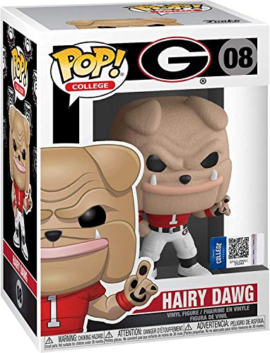 Hairy Dawg Georgia Bull Dogs Pop! College Mascots Ncaa Pop Action Figure (Bundled With Pop Shield Protector To Protect Display Box) #TOP4