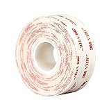 3M VHB Heavy Duty Mounting Tape 4950, 1 1/4' x 5 yards, White, Double-Sided, Permanent, High...