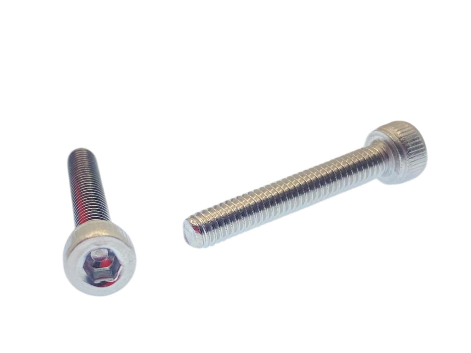 M4 x 25mm Allen Socket Head Cap Screws (20pk), ISO 4762 A2-70 Stainless Steel Allen Hex Drive Machine Screws