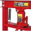 Stark 12 Ton Press Floor Press Hydraulic Shop Press Stand Hydraulic Press Plates Jack, Red