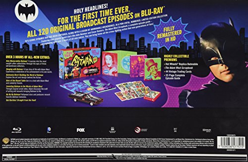 Batman: The Complete Television Series (Blu Ray Box Set Limited Edition Includes Hot Wheels Replica Batmobile) image 4